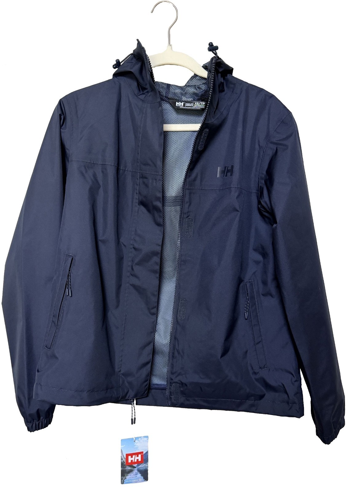 Women’s Helly Hansen Vancouver Rain Jacket NAVY Originally $120, Size: XS