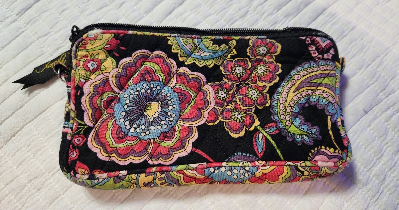 VERA BRADLEY Curling Iron Cover, PLUS Make-up Brush Bag, PLUS Wristlet–3 Items