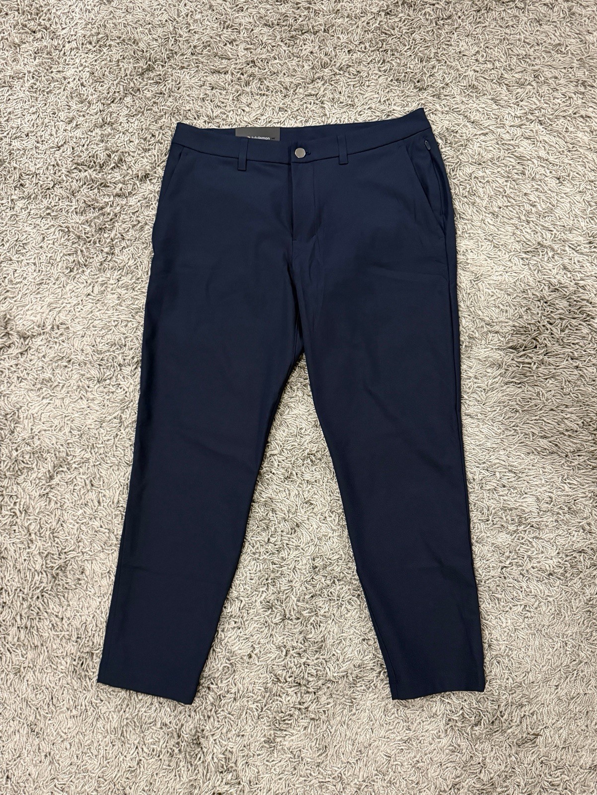 Lululemon ABC Trouser Pants Mens 32×28 Blue Slim Fit Stretch Warpstreme