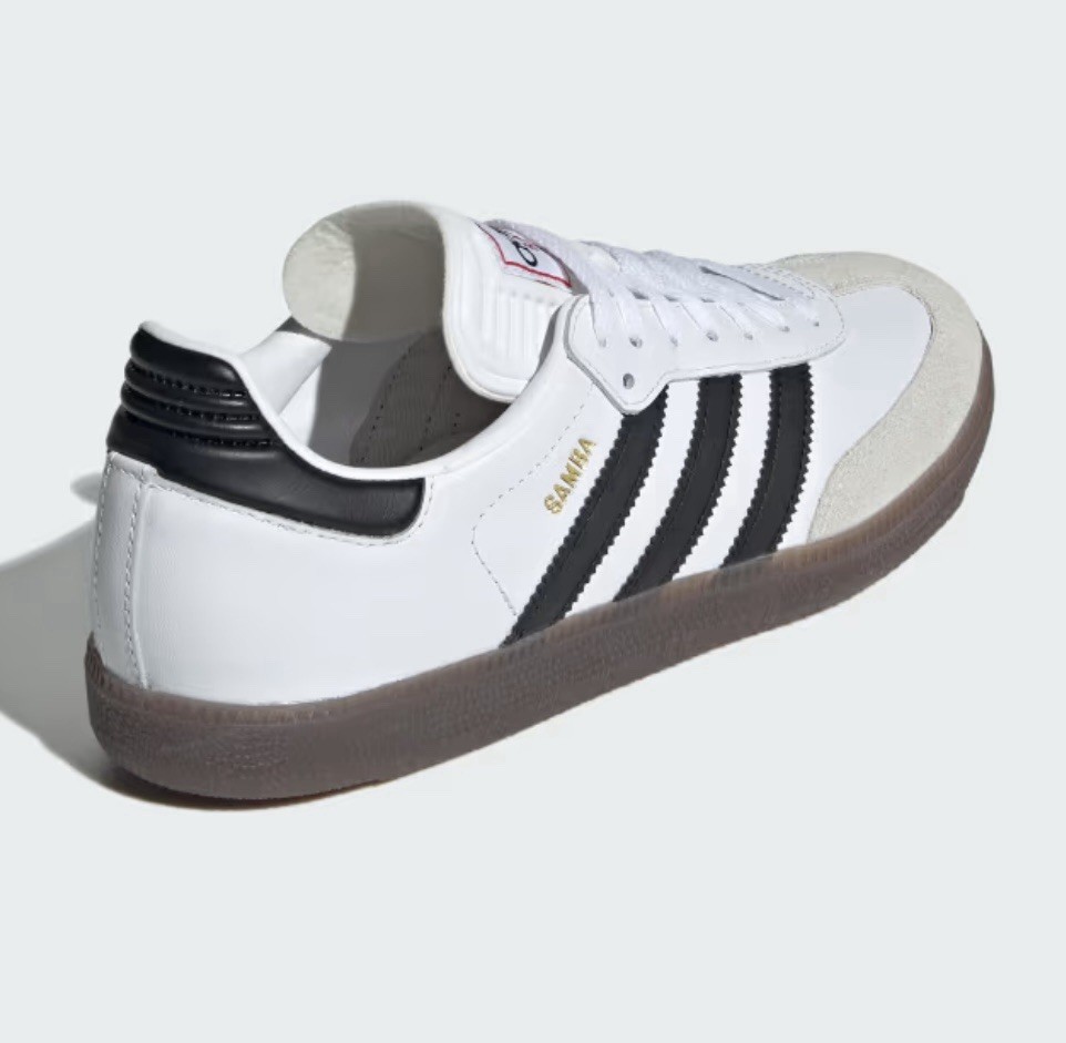 Size 10 Men’s adidas Samba Indoor White Black Gum Women’s Size 11 Unisex IH6001