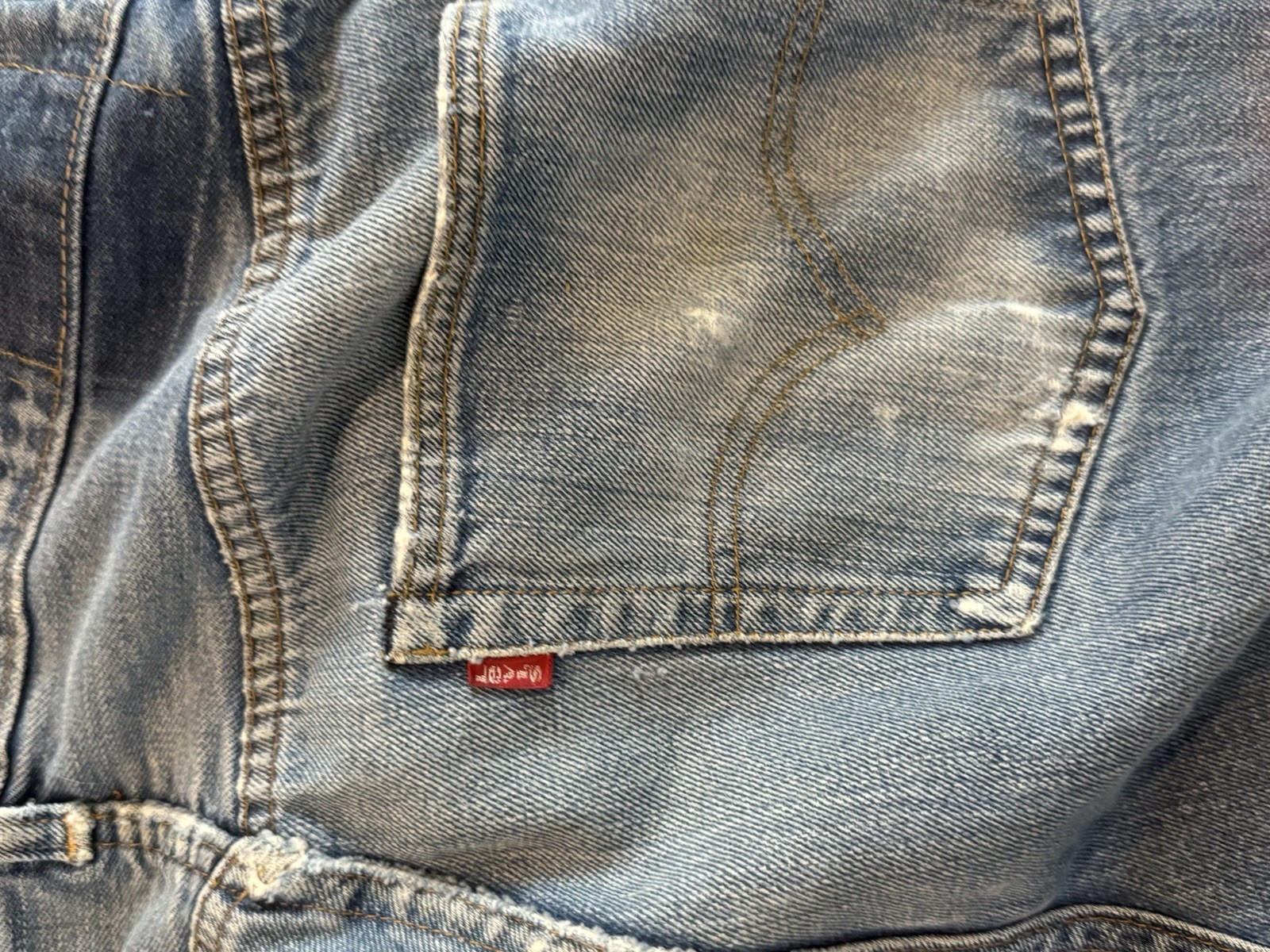 Levi’s 501 Selvage Single Stitch 70s Button Fly Measurement In Pictures