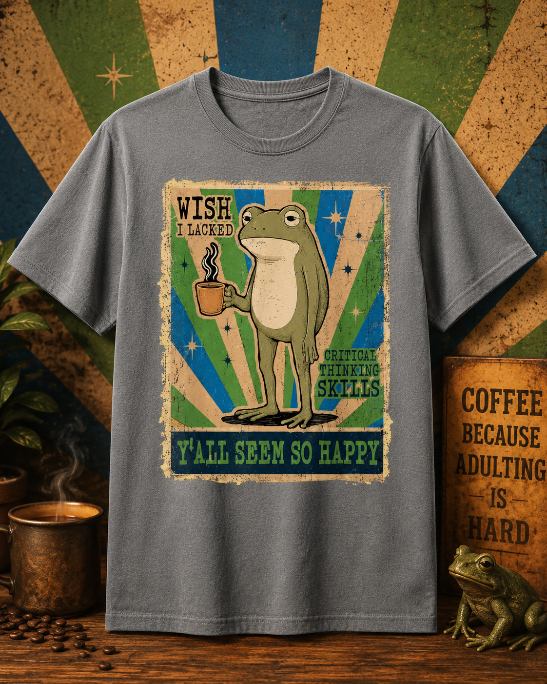 Wish I Lacked Critical Thinking Skills Y’all Seem So Happy Unisex T-Shirt