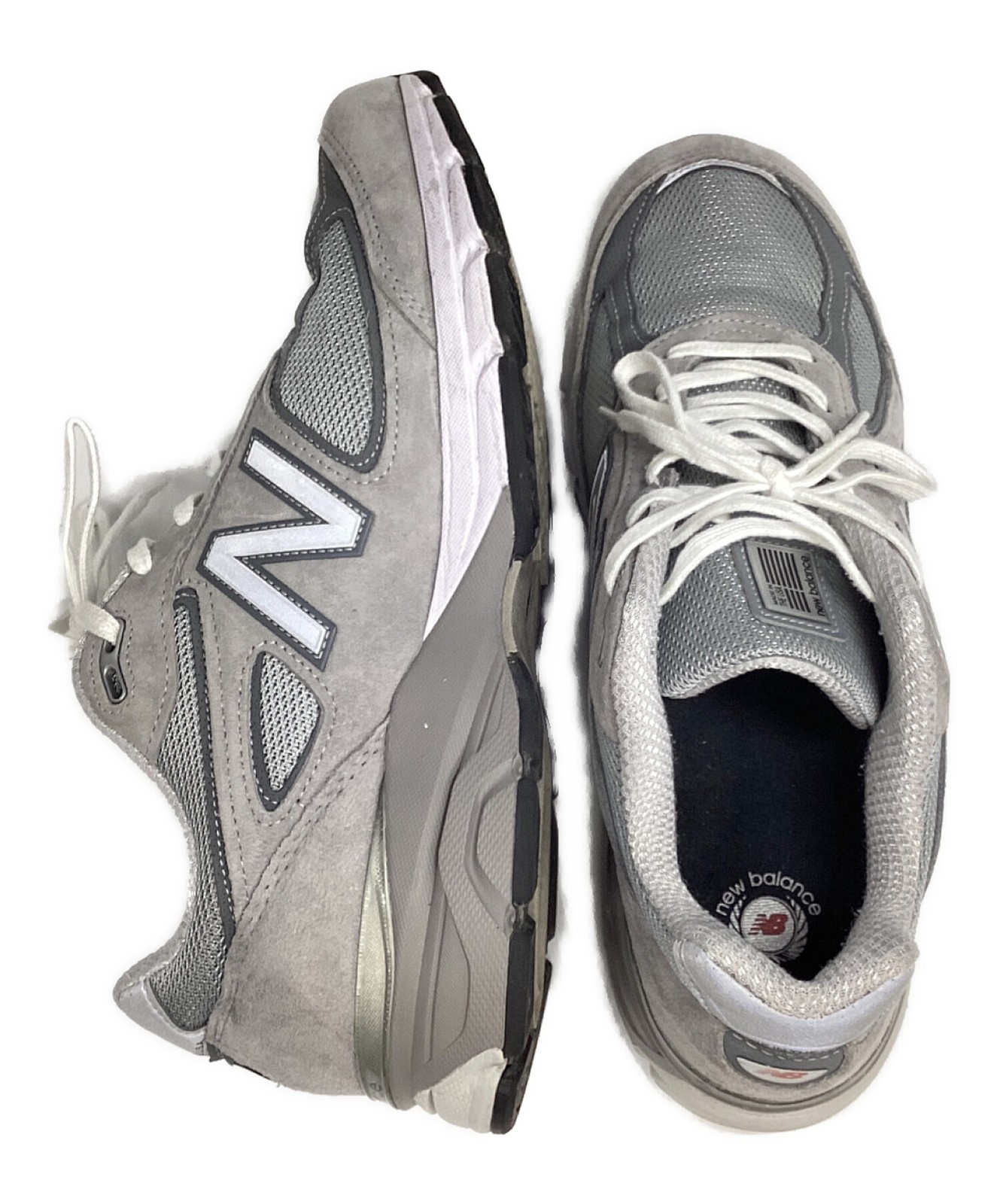 NEW BALANCE sneakers for men, gray, size U990GR4 US11 Gray