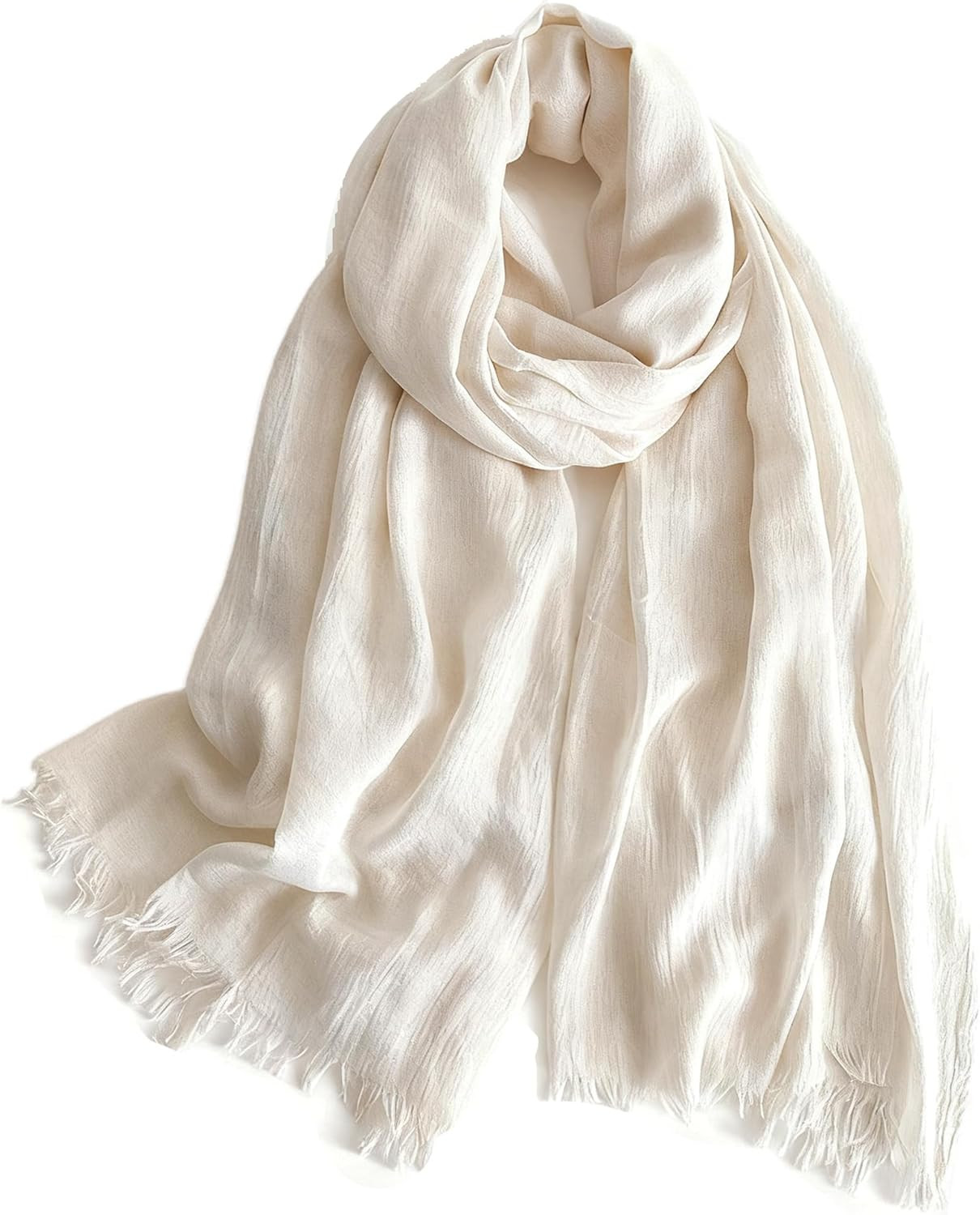 Gauze Summer Scarf Women Men Lightweight Soft Large Long 75X40 Beach Headscarf S