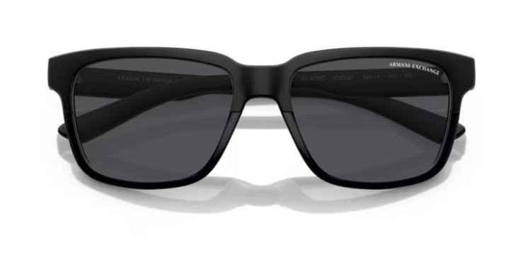 AX Armani Exchange Unisex Sunglasses, Black Lenses Injected Frame,0AX4026S 56mm