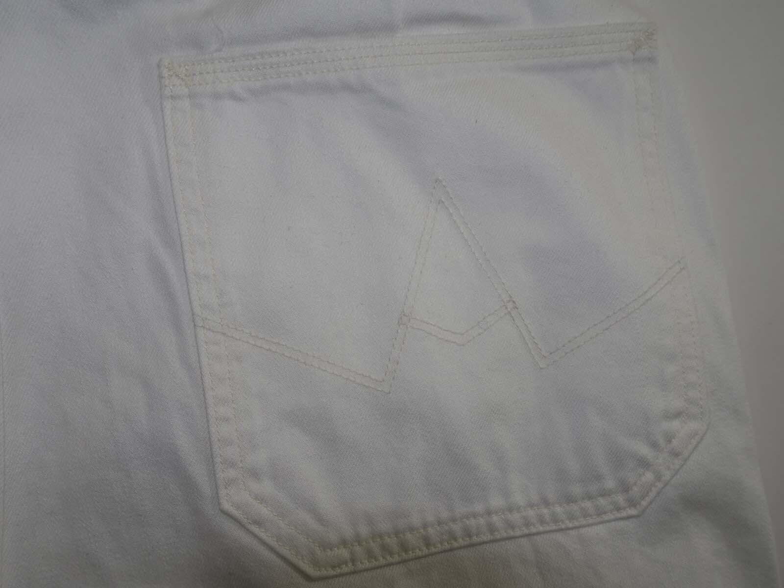 7 For All Mankind Mens Utility Workwear Jeans Size 31 x 30 NWT White Denim Pants