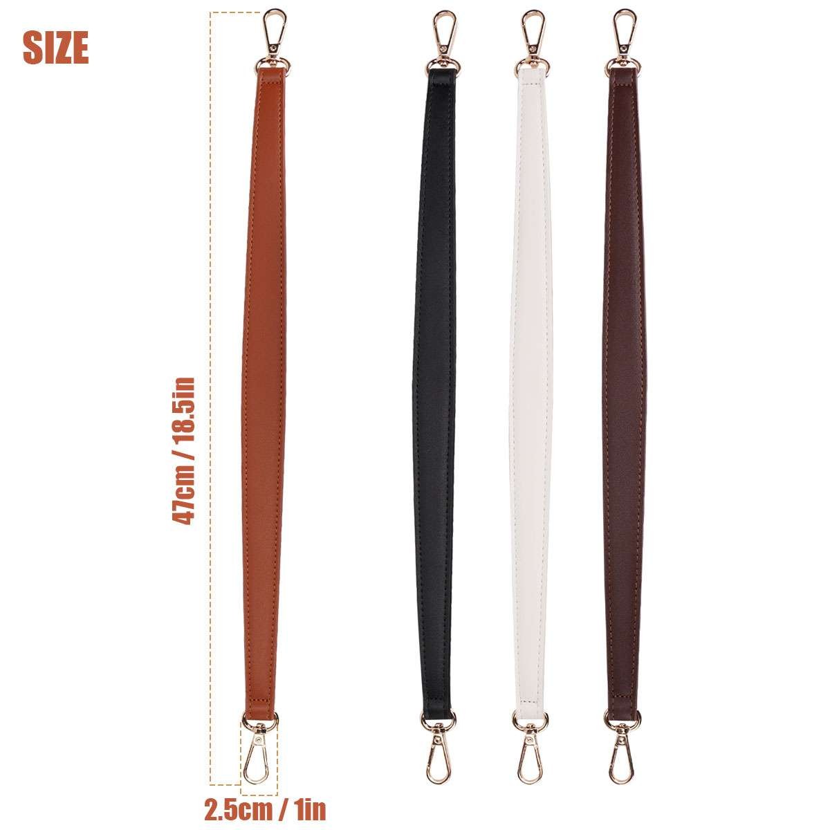 Leather Wide Handle Strap Shoulder Belt For Handbag Replacement Bag Accessories