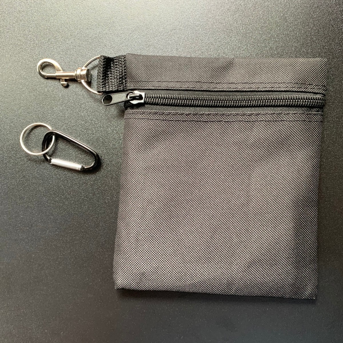 Minimal Carry Setup Utility Pouch Carabiner Key Ring Lightweight Carry Kit