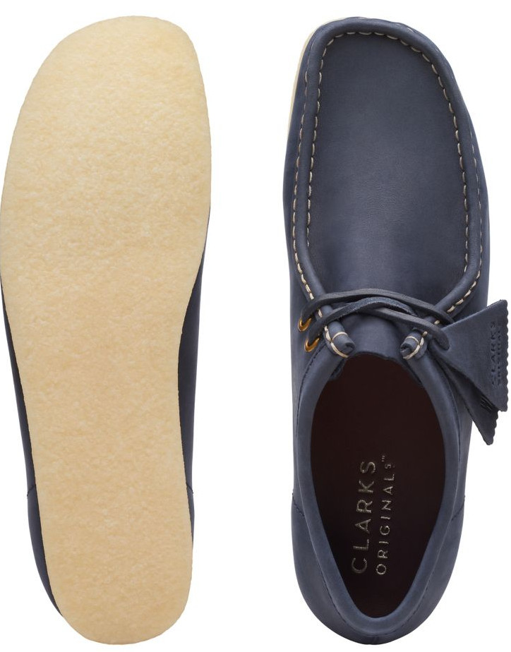 Clarks Wallabee – 26174515 – Navy Leather – Adults