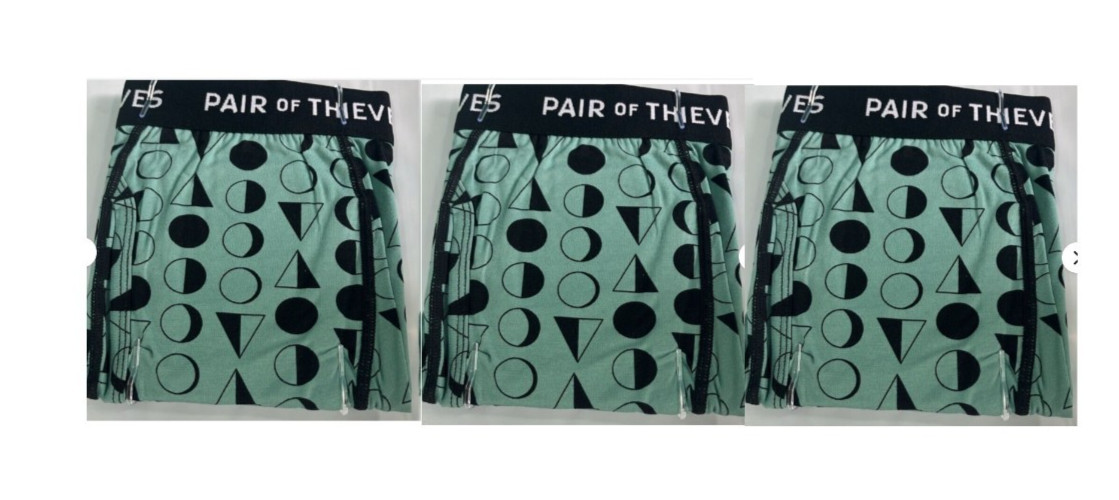Pair of Thieves Men’s Super Fit Boxer shorts -size xL/soft moss/3 Pack SEALED