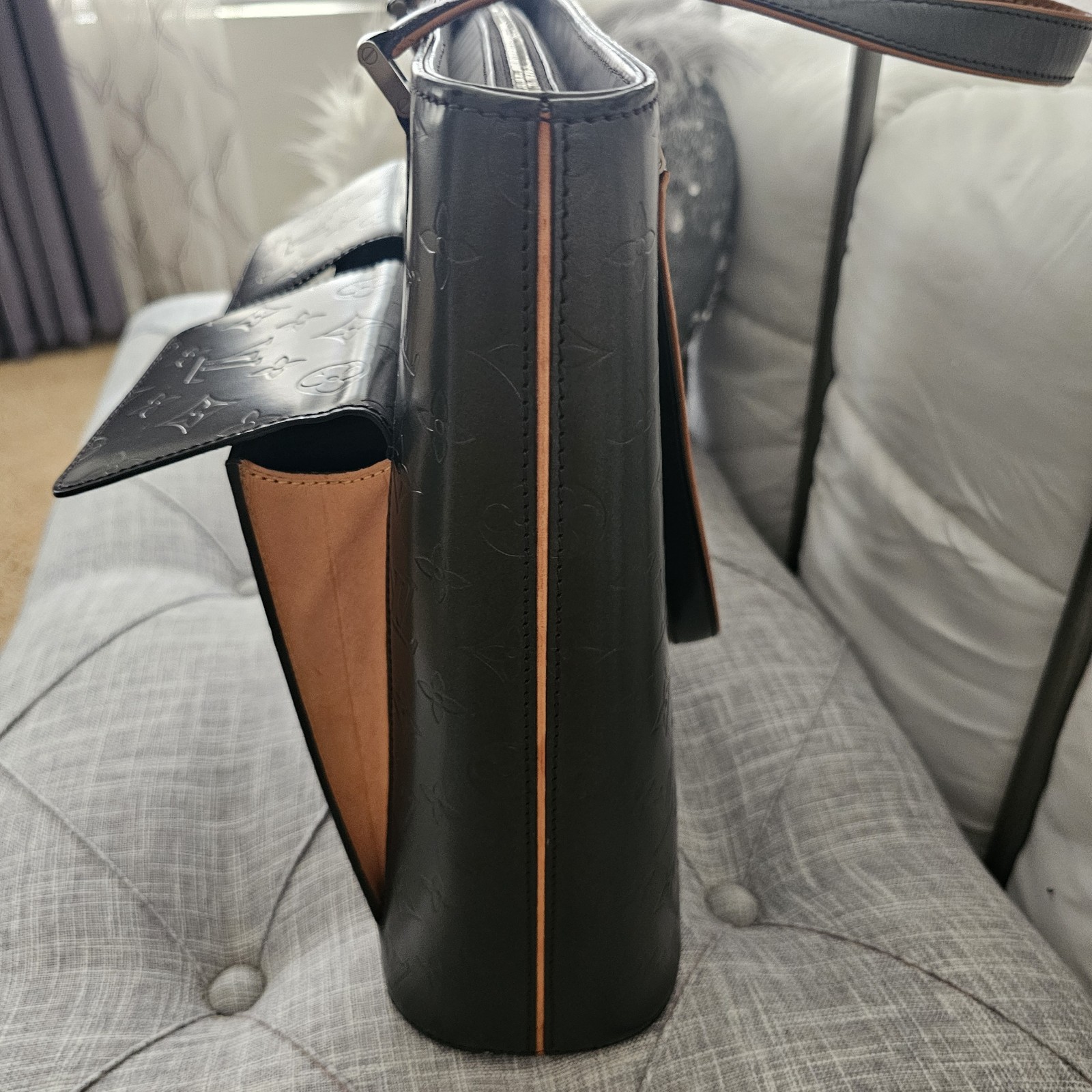 Louis Vuitton Monogram Mat Wilwood Tote Bag and Tri-fold Wallet