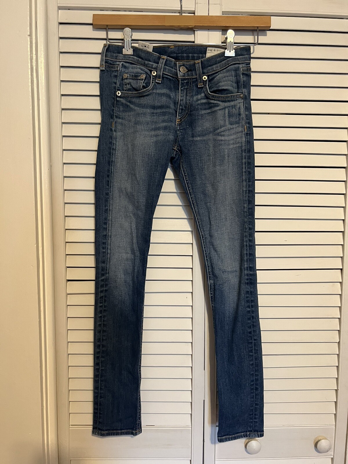 RAG & BONE Women’s Size 26 Waist Jeans Kingsland Pants Skinny Mid Rise