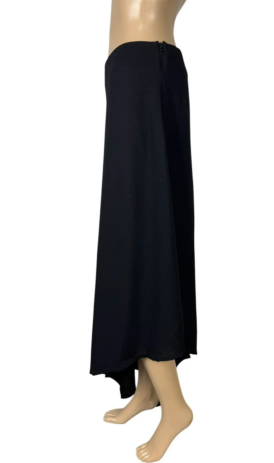 Ann Demeulemeester Asymmetrical Maxi Skirt Wool size 38