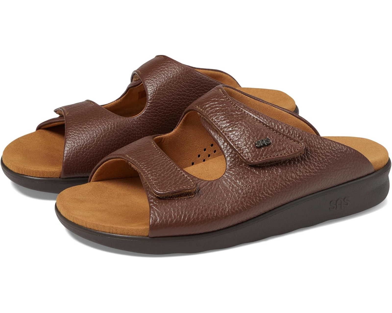 SAS Women’s Cozy Adjustable Comfort Slide Sandal Amber