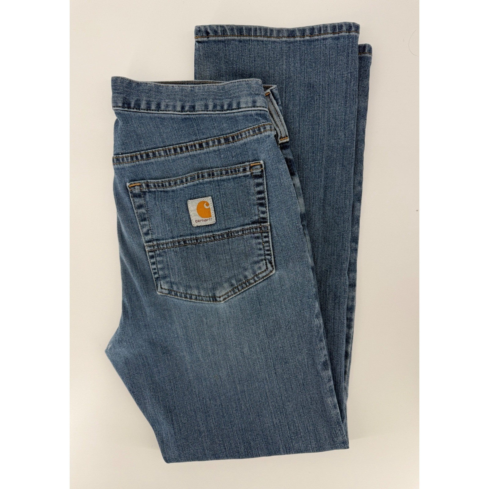 Carhartt Jeans Mens 31×30 Blue Rugged Flex Relaxed Fit Straight Leg Denim 102804