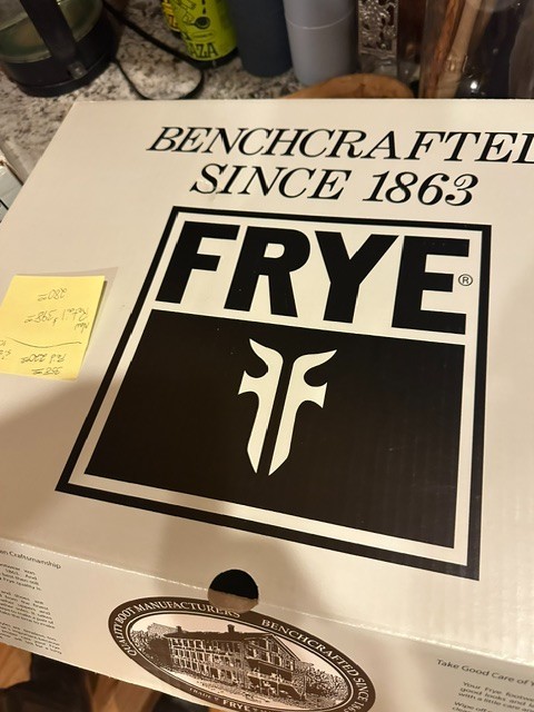 Frye Phillip Harness Tall boots Whiskey color, size 10 M