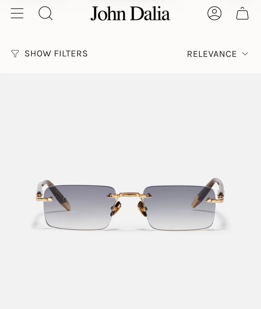 John Dalia R01 Sunglasses Unisex Size 54□20-145 NEW