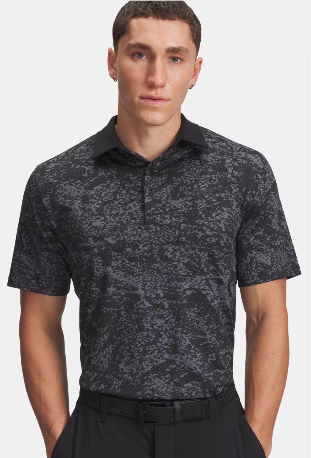 Tall Sizes🔥Under Armour Mens Polo Playoff 3.0 Printed Golf Shirt Marine Olive