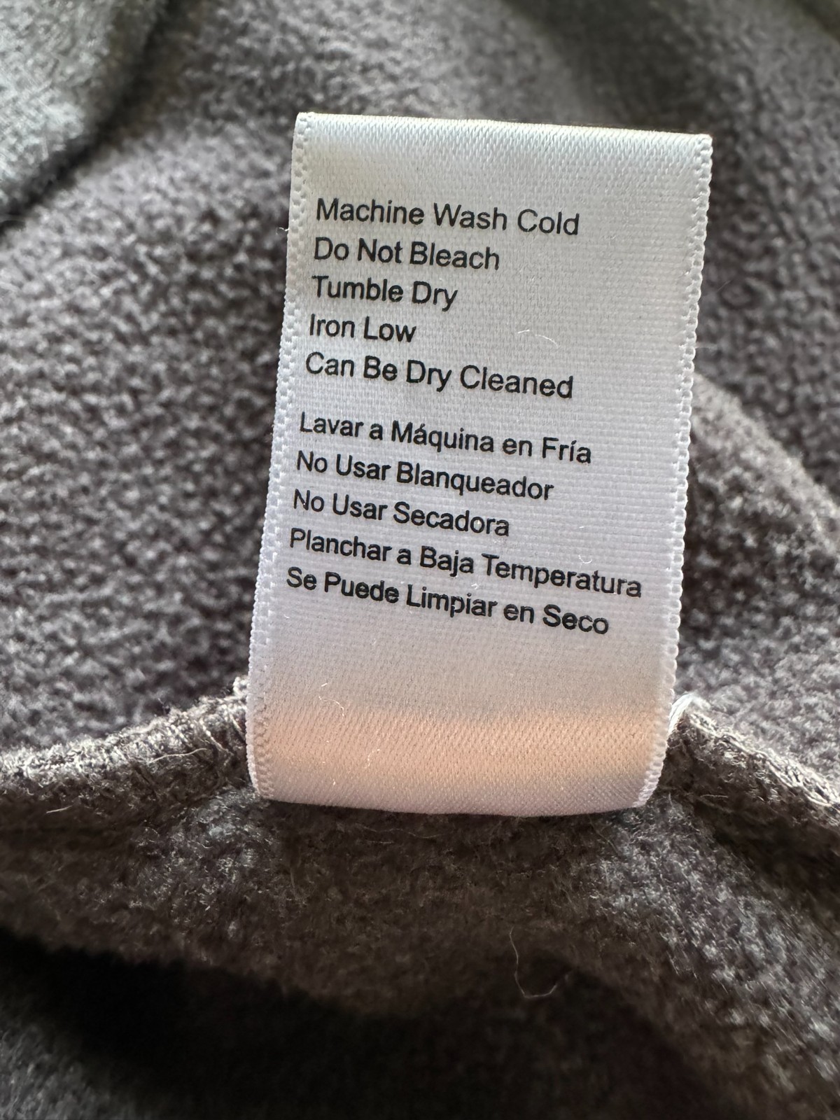 $124 Jachs New York Soft Touch Heather Grey Sweatshirt – M