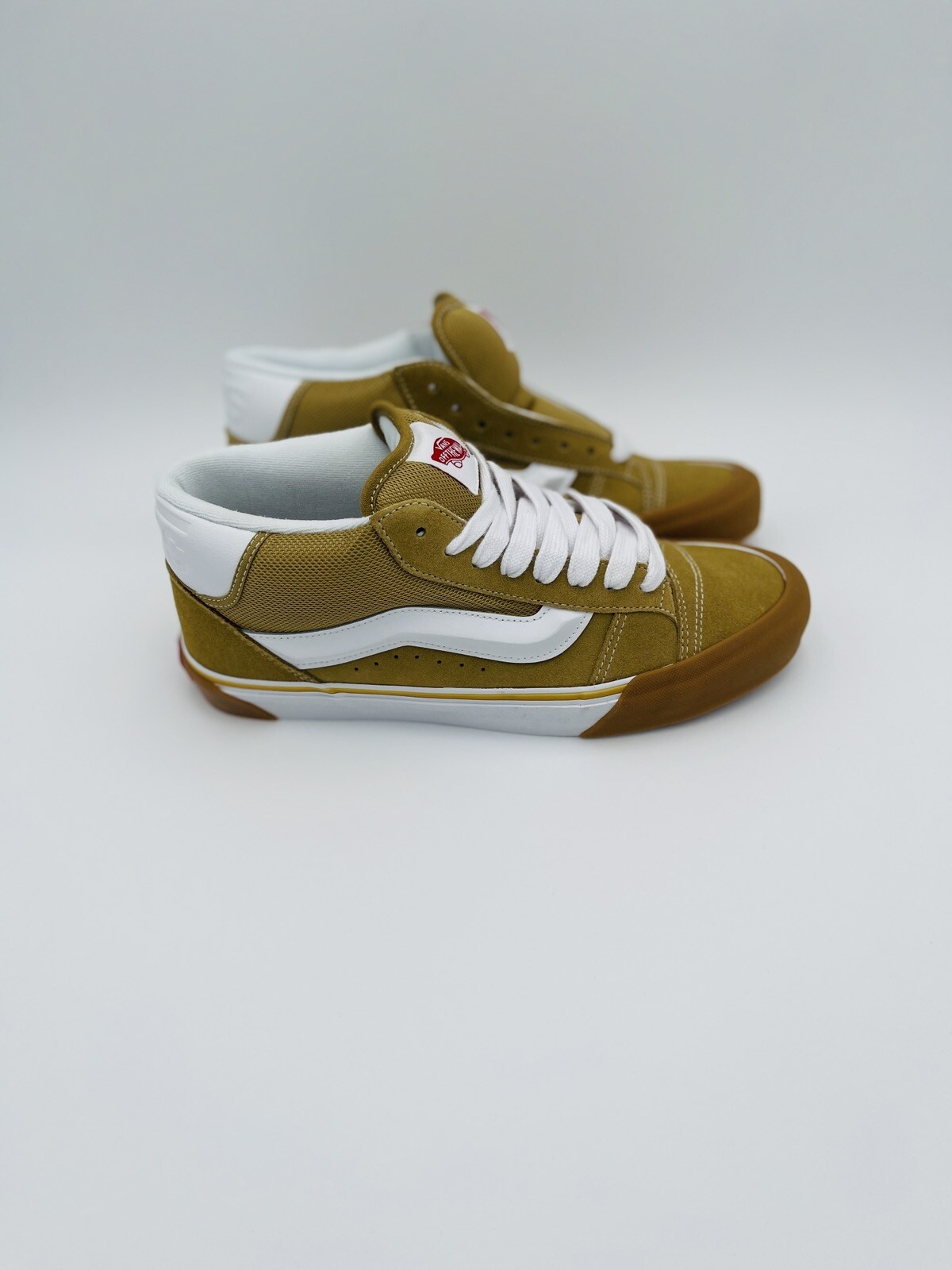 VANS Knu Skool Mid OG 2023 MEN’S SNEAKERS VN000CQ95SM BROWN CLASSIC TRUE WHITE