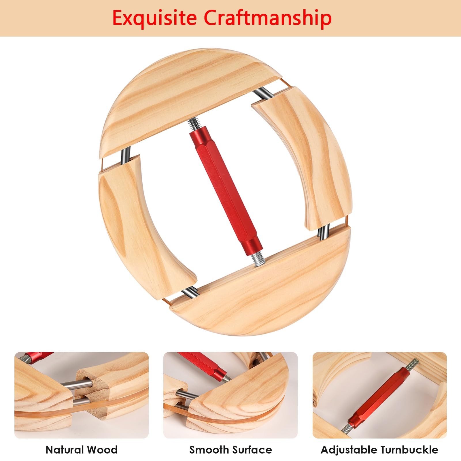 Nahrtly Hat Stretcher 4 Way for Fitted Hats Fitted Hats Size 6 7/8 to 8 1/2 W…