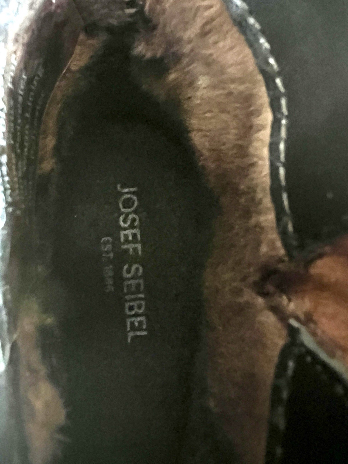 Josef Seibel Sanja 16 Buckle Leather Cognac/Brown Ankle Booties EU36, 37, 40 NEW
