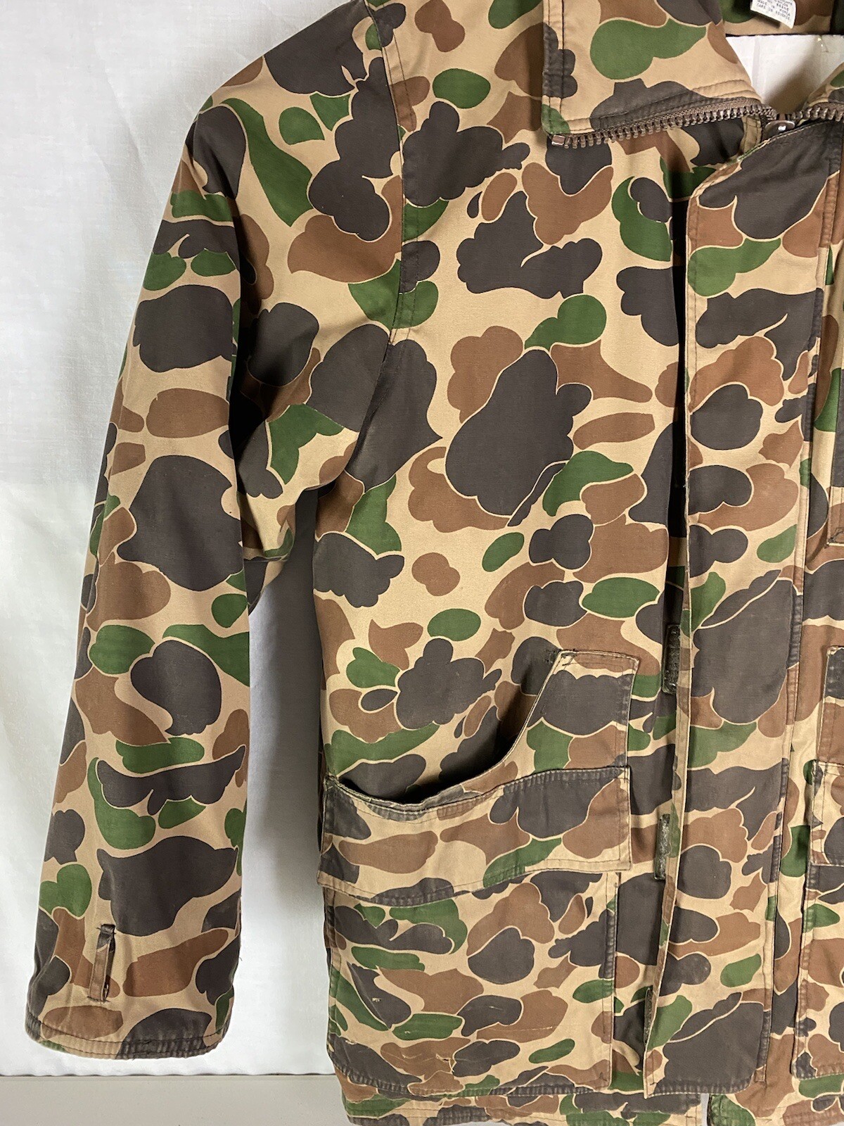 BIRCH CREEK OUTFITTERS VINTAGE DUCK CAMO PARKA JACKET Sz M