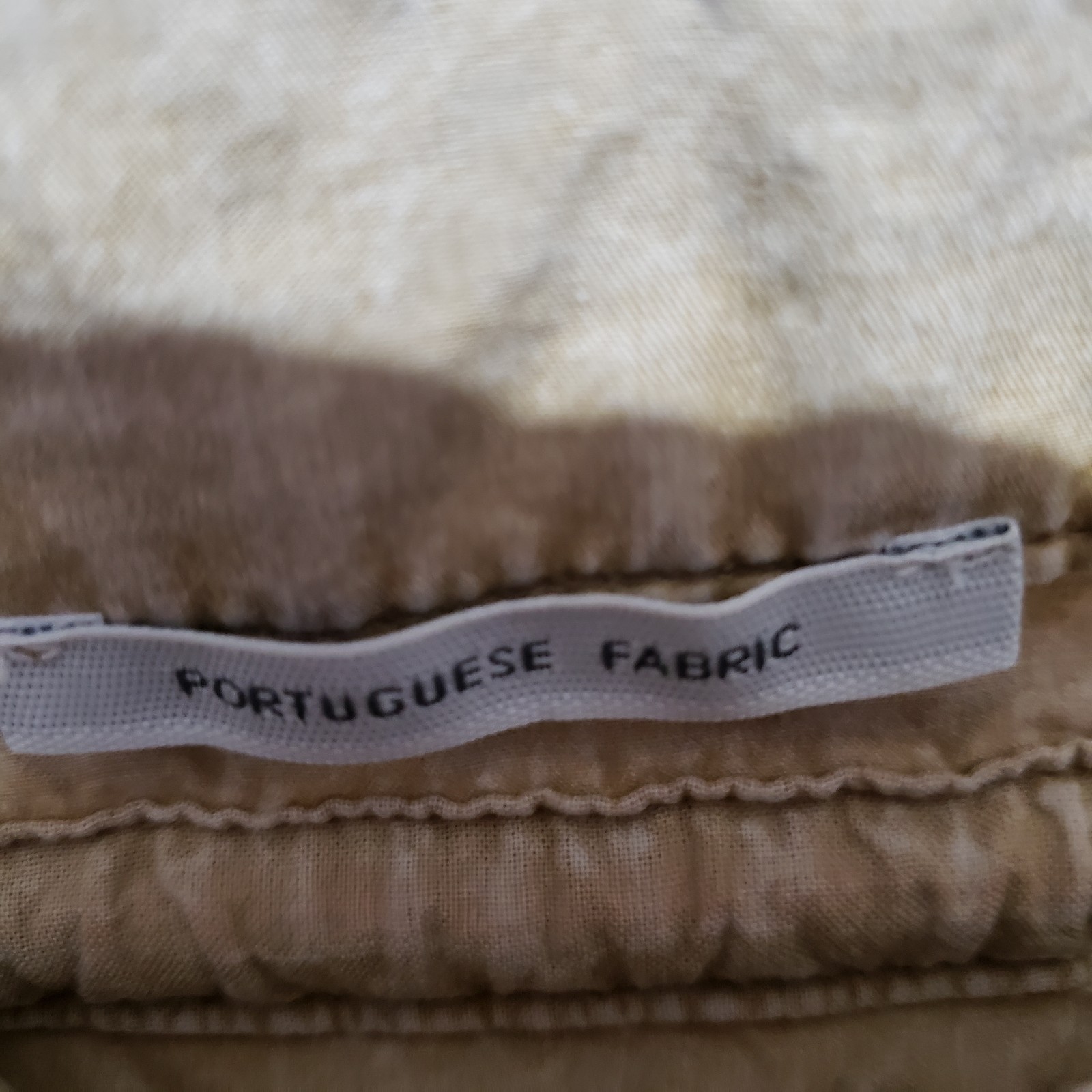 Closed Brand Lexi Drawstring Zip Up Lightweight Pants Tan Portuguese Fabric