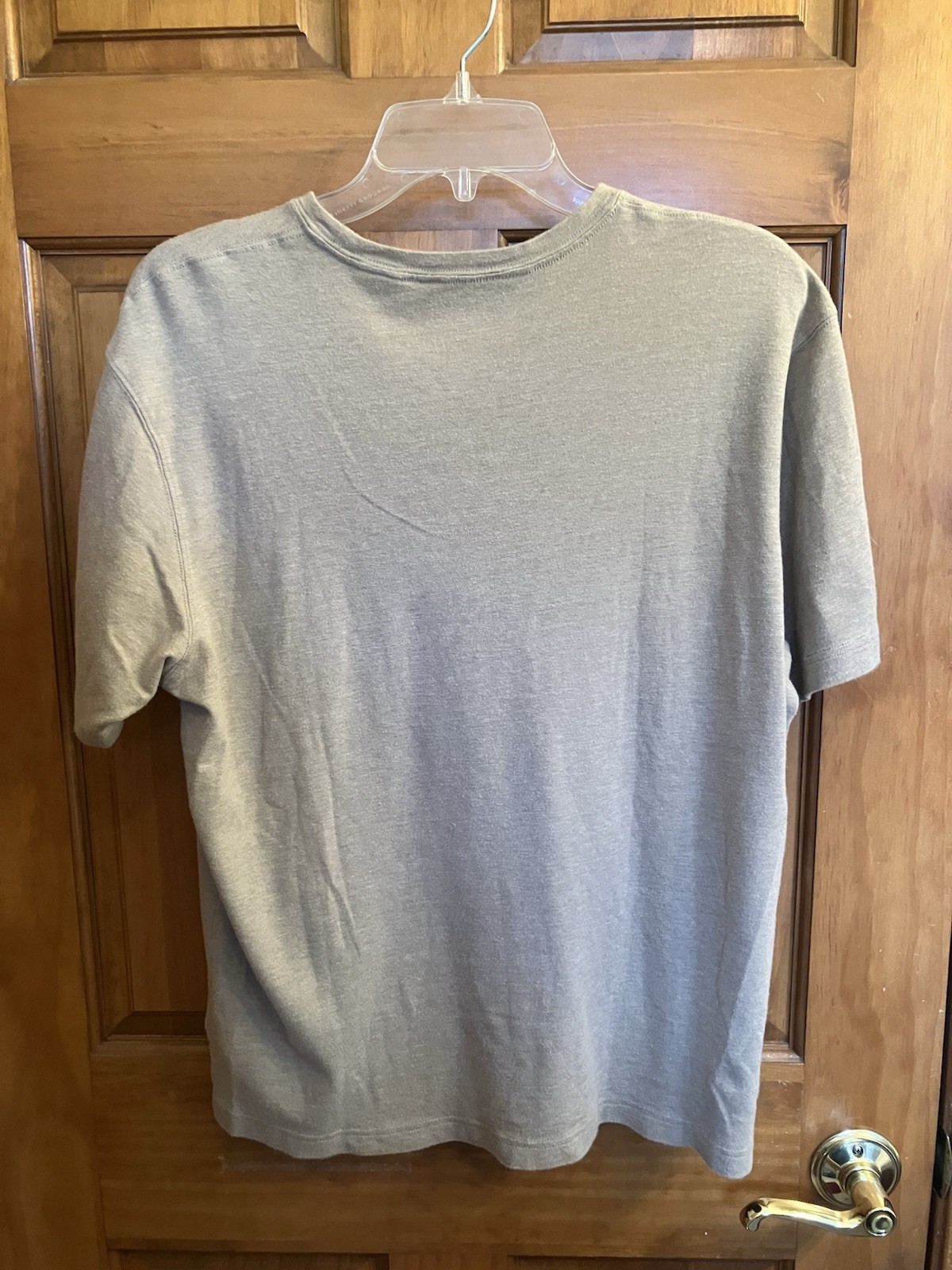 Daniel Cremieux Signature Collection Gray Tee Men’s L Pima Cotton Knit Crew Neck