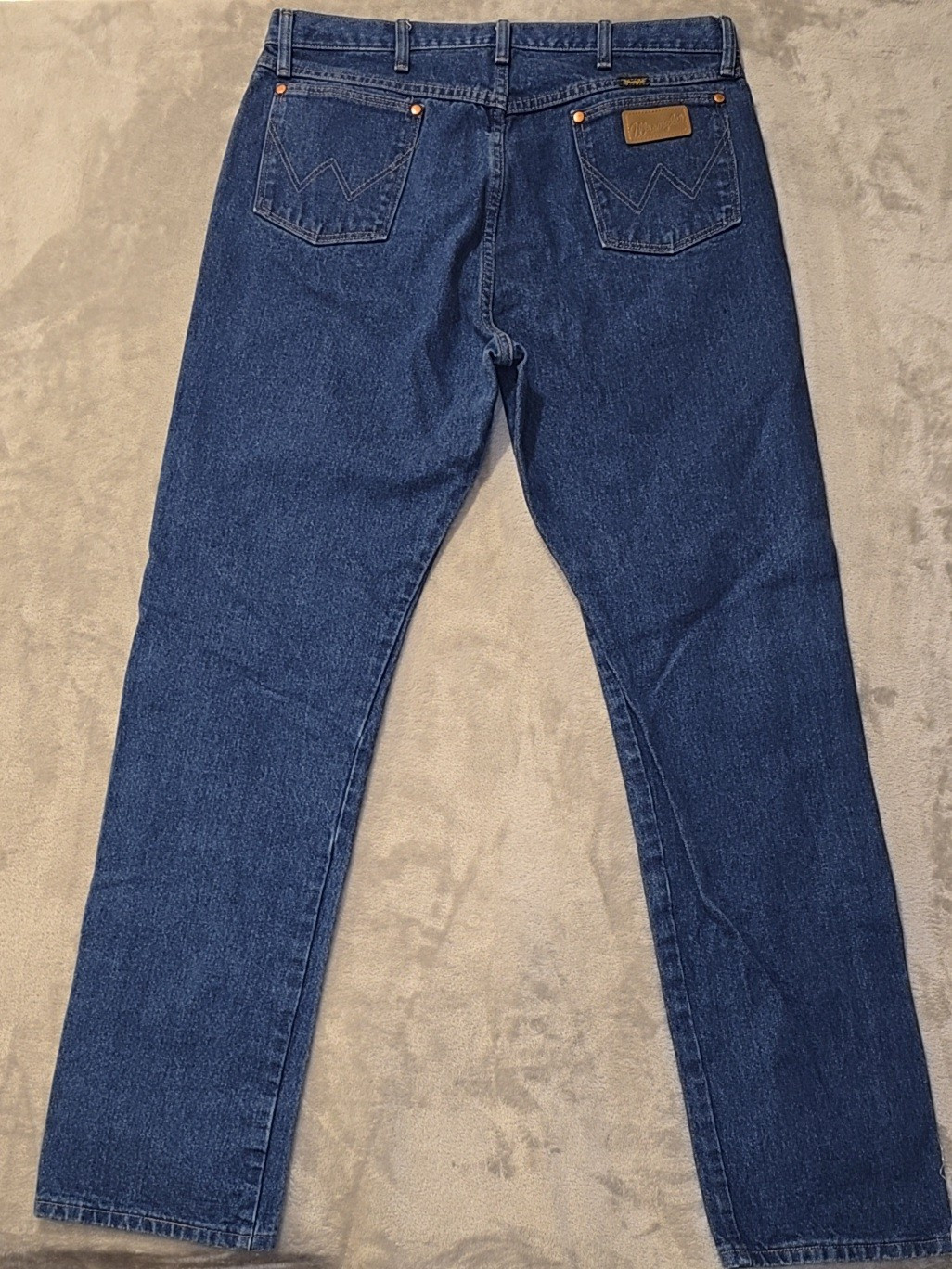 Vintage Wrangler 13MWZPW Jeans Mens 36×36 Blue Western Ranch Cowboy Cut Rodeo