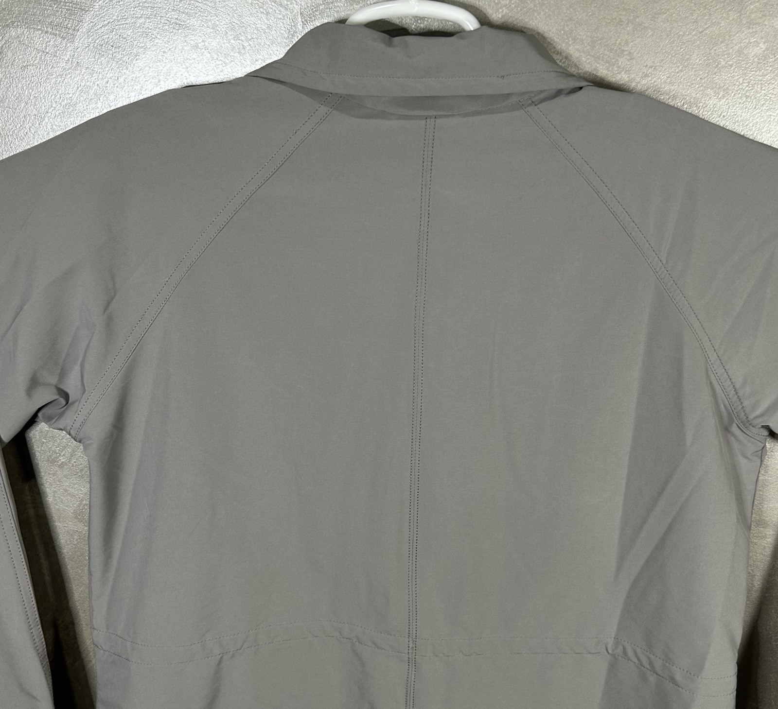 COLUMBIA Women Bomber Jacket Coat Size XL Gray Sport Coat Pockets