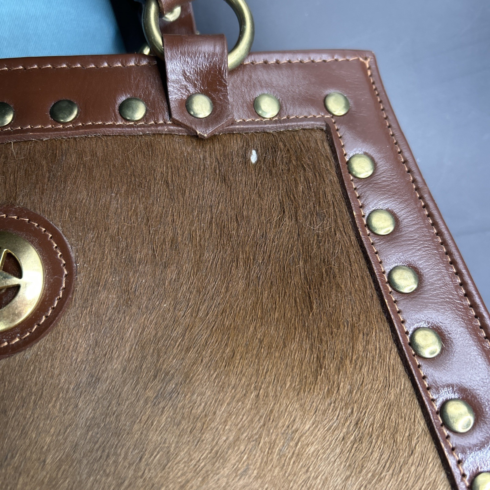 RSL Made In Paraguay Hair On Hide Purse