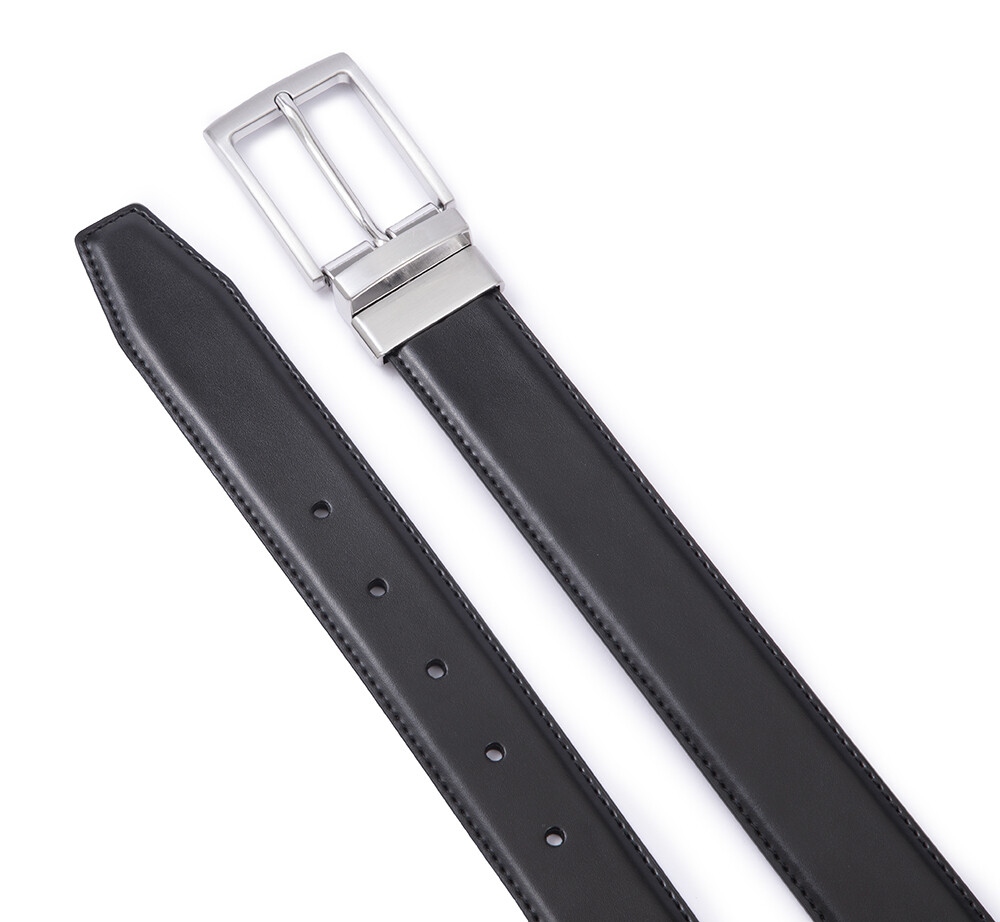 Men’s Genuine Leather Belt with Double-sided Reversible Belts for Men 1.3inch