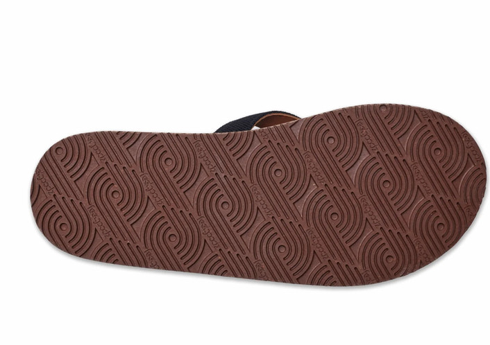 Reef Men’s Cushion Phantom 2.0 Leather Sandals Flip Flop Brown Black Size 10
