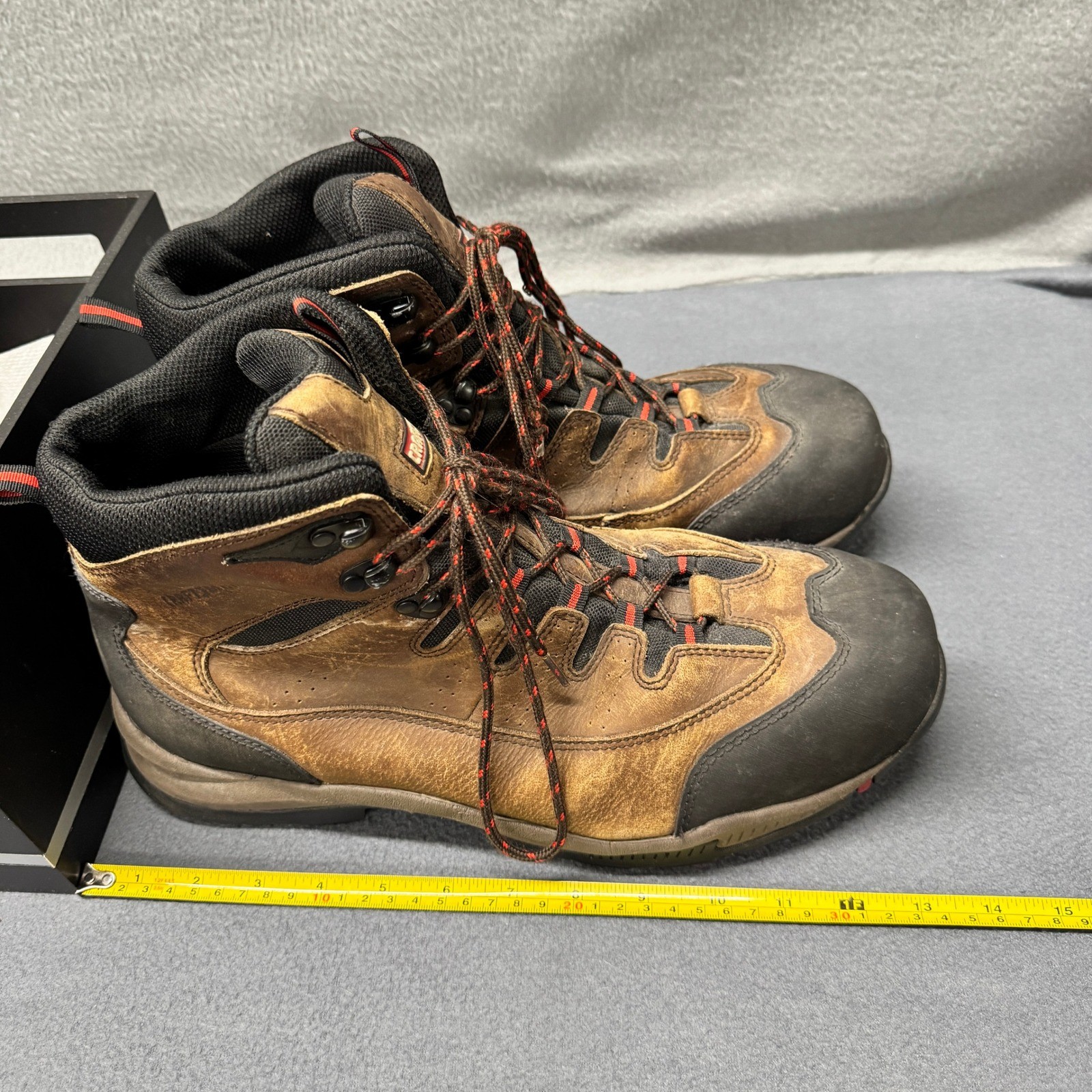 Craftsman Boots Mens 13 D Safety Toe Hiker Brown Work Leather Utility