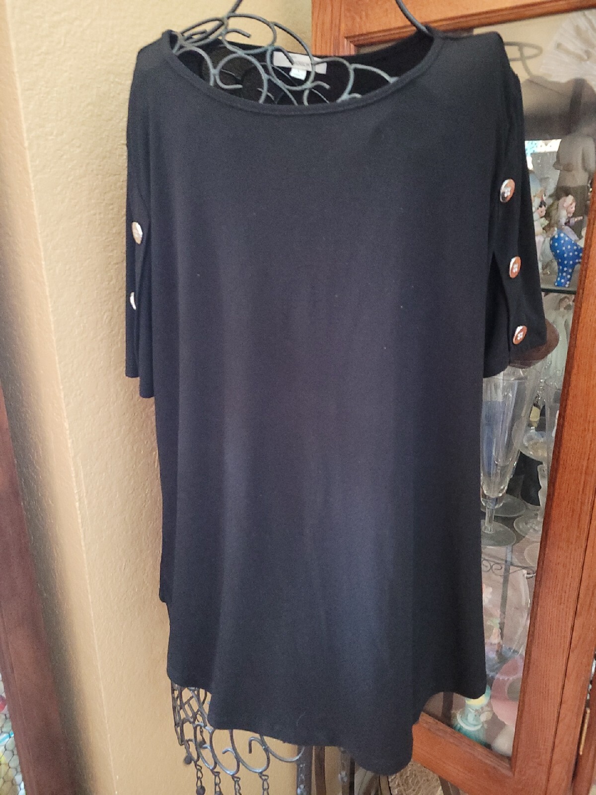 89th & Madison Women’s Black Blouse Size Large – Fast shipping free returns