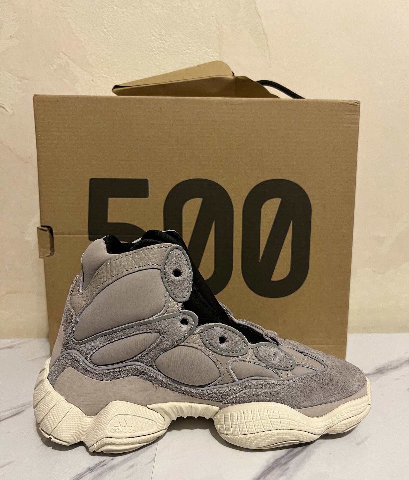 Size 4 – adidas Yeezy 500 High Mist Stone (VNDS) Worn 1 Time Super Clean