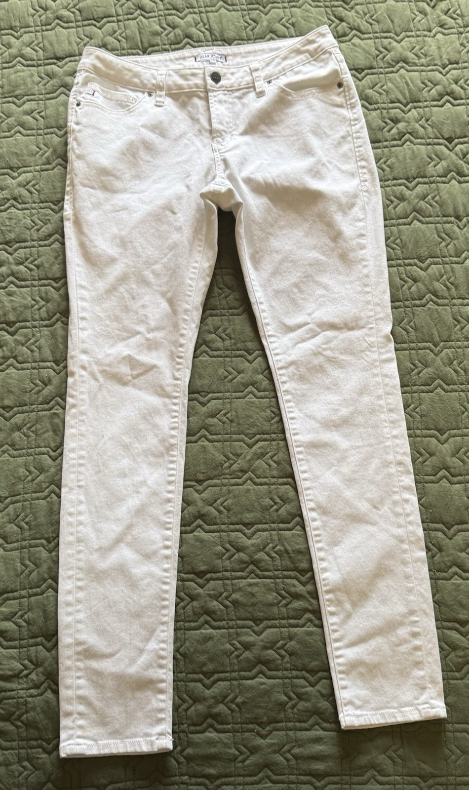 Dear John White Skinny Jeans Women 28 Stretch Denim