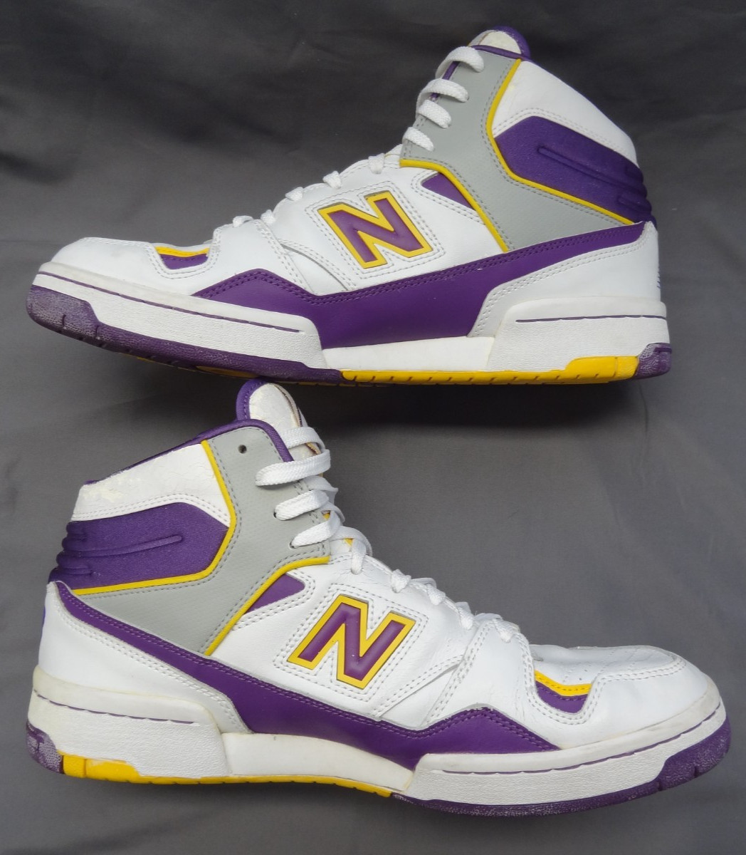 DISPLAY ONLY New Balance 11.5 Lakers James Worthy Basketball VTG 80s 800 BB800PY