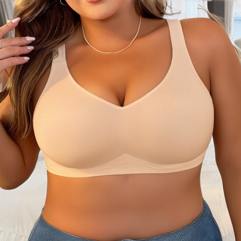 Traceless Underwear Wireless Bra Push Up Bralette Anti-Sagging Thin Big Size Bra