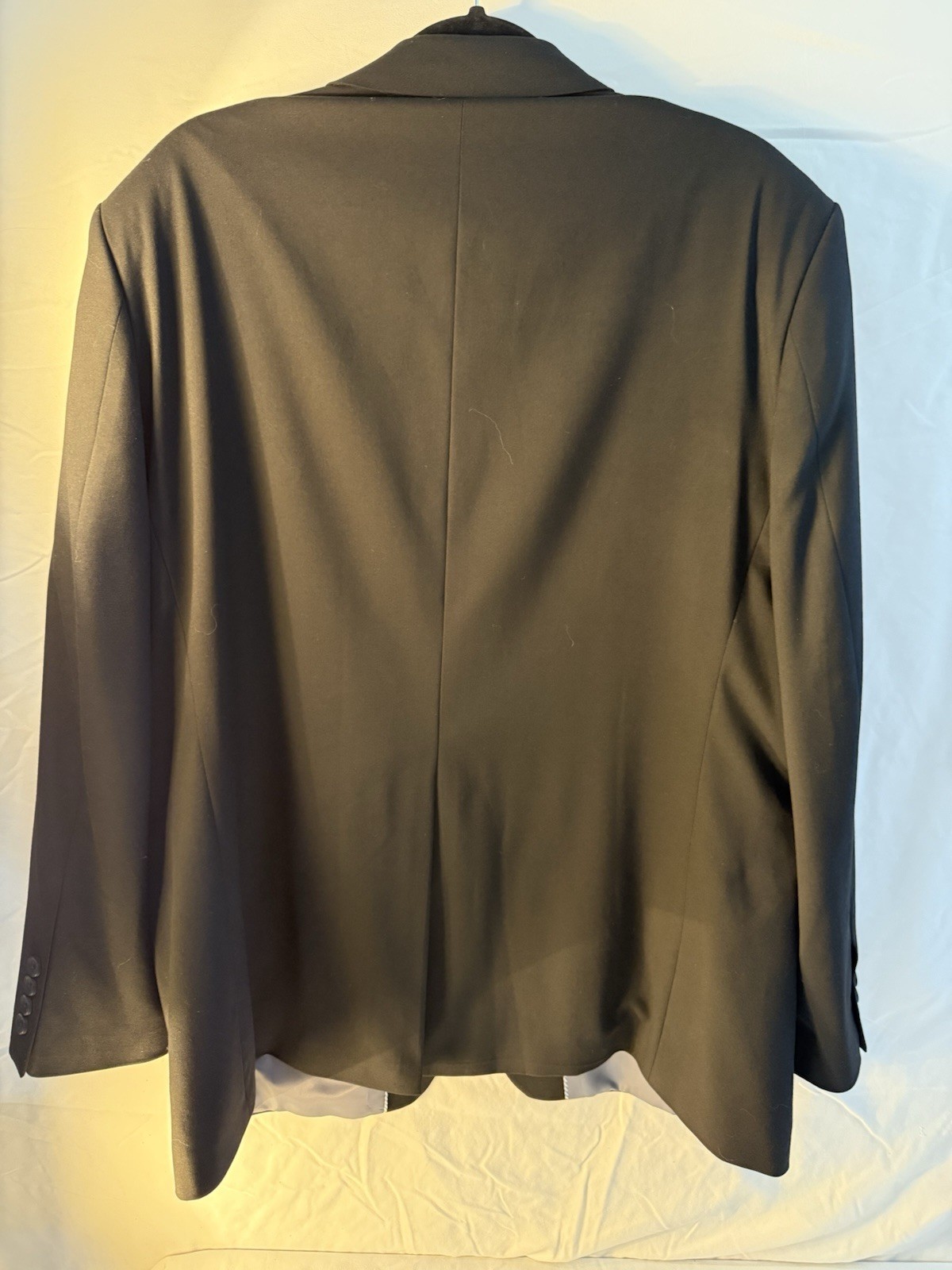 J.M. Haggar Black Suit Jacket size 46R, WPL386