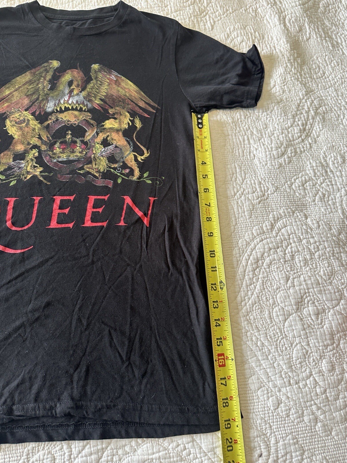 A1 Queen Band Official Merch Promo T Shirt Adult Small Black