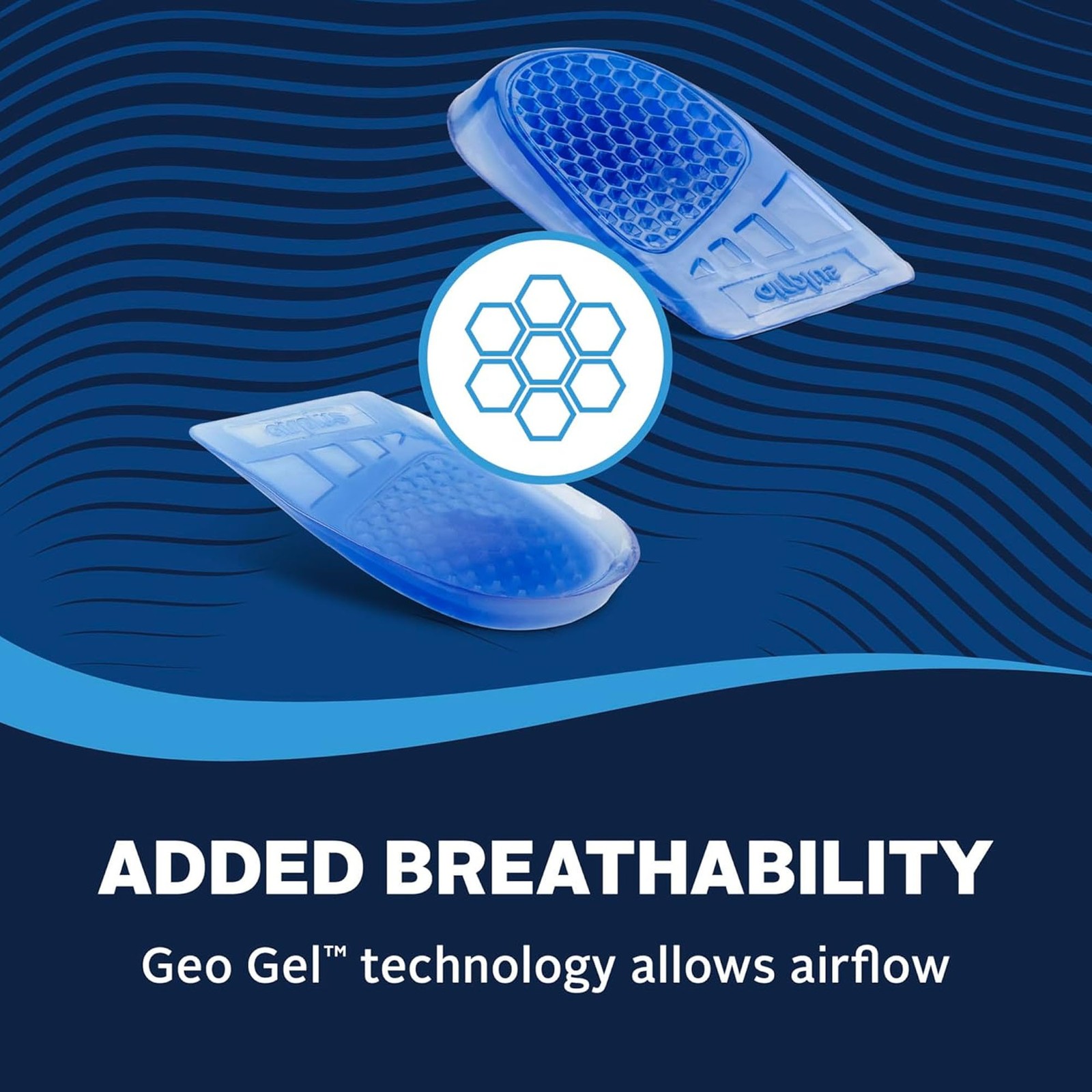 Airplus Gel Heel Cushions, One Size Fits Most, 2 Pack
