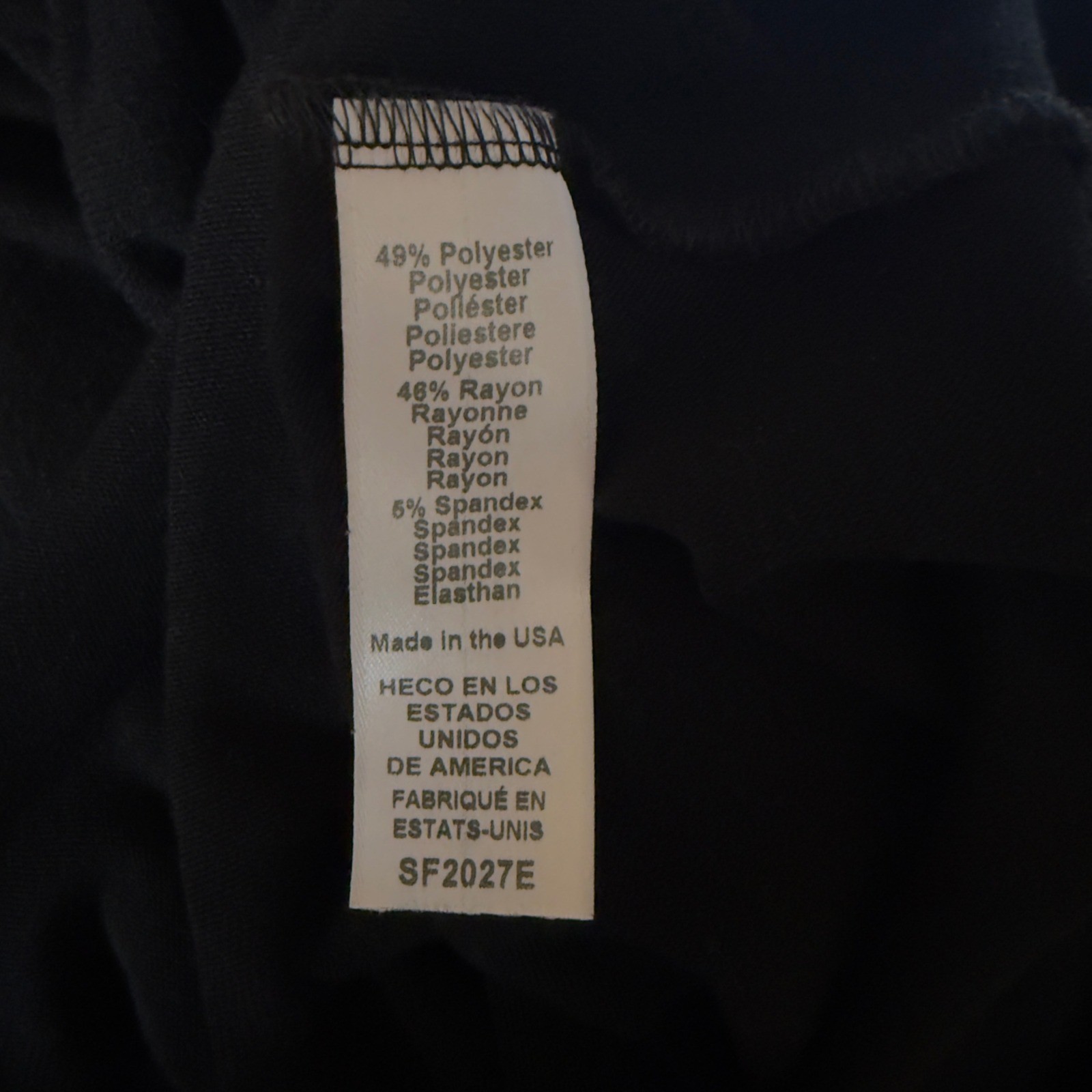 Michael Stars Womens Verna Black Batwing Dolman Sleeve Tunic Top Large USA