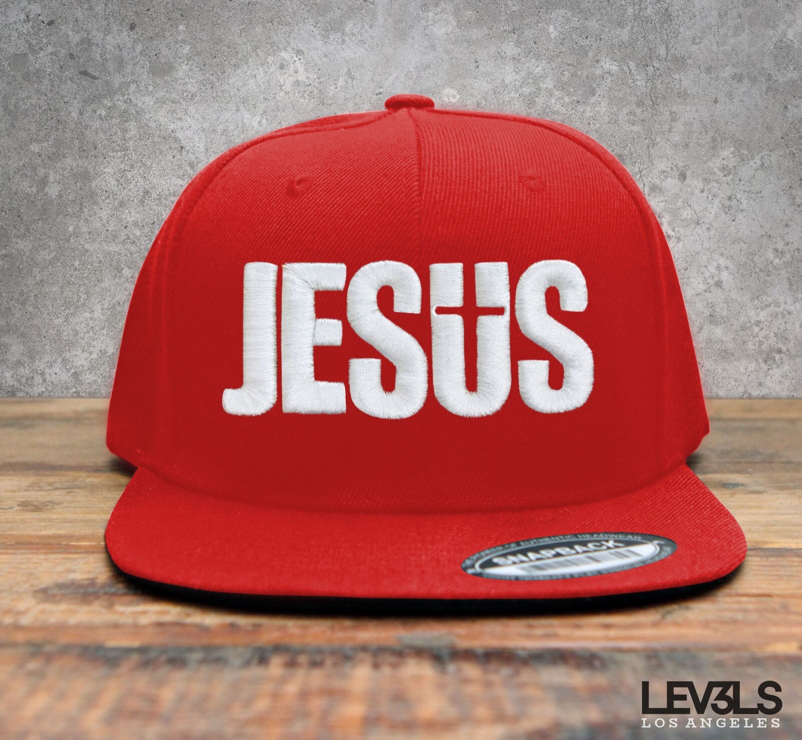 JESUS NAME BOLD 3D SNAPBACK BASEBALL CAP JESUS SAVES CHRISTIAN CROSS