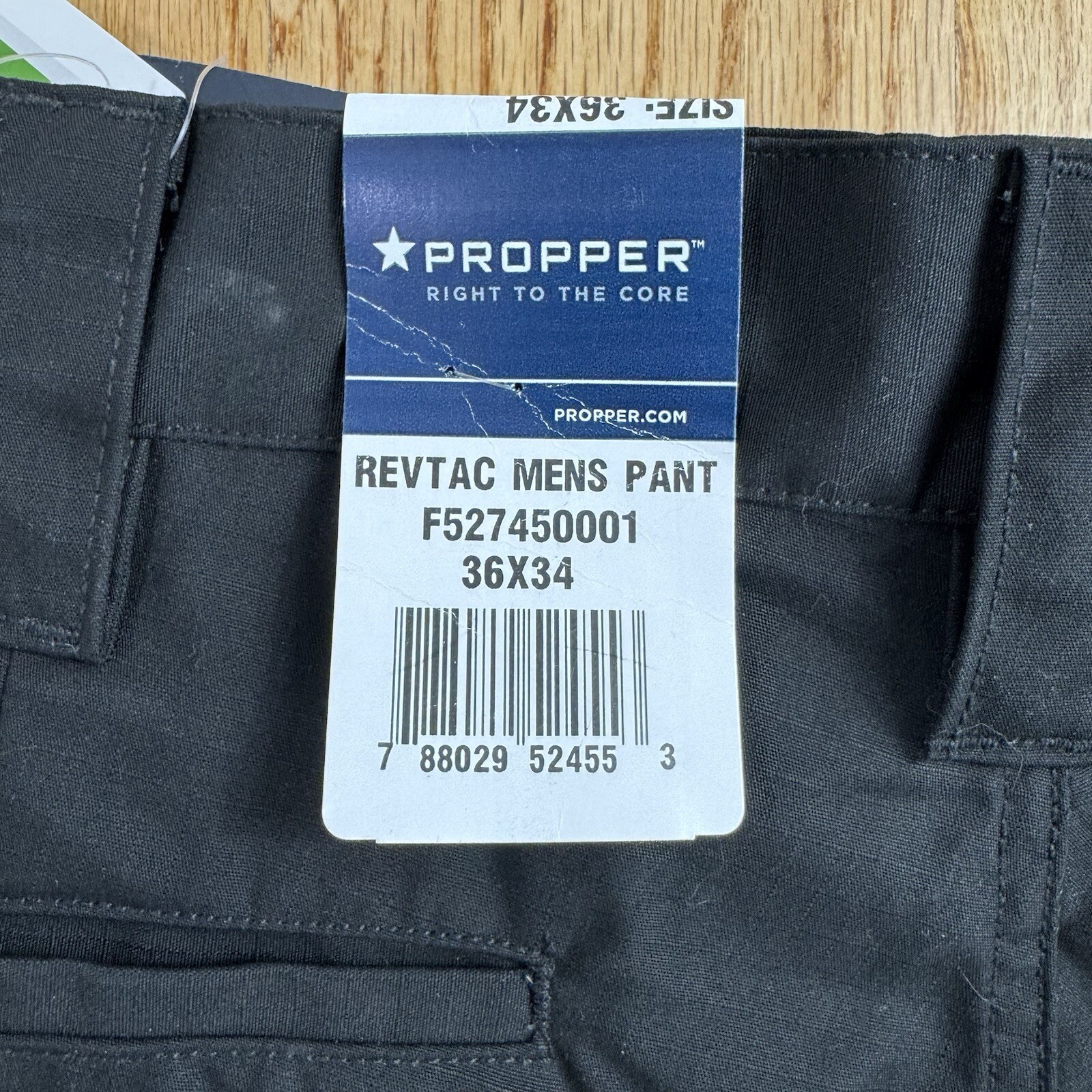 Propper Men’s RevTac Poly/Cotton Ripstop Pant Slider Waistband NWT Black