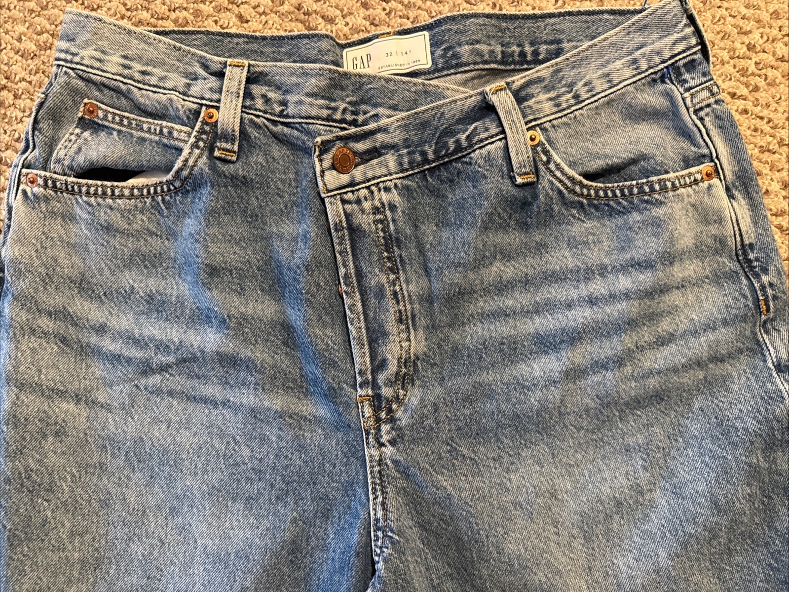 GAP Denim Button Fly Jeans 32 / 14T