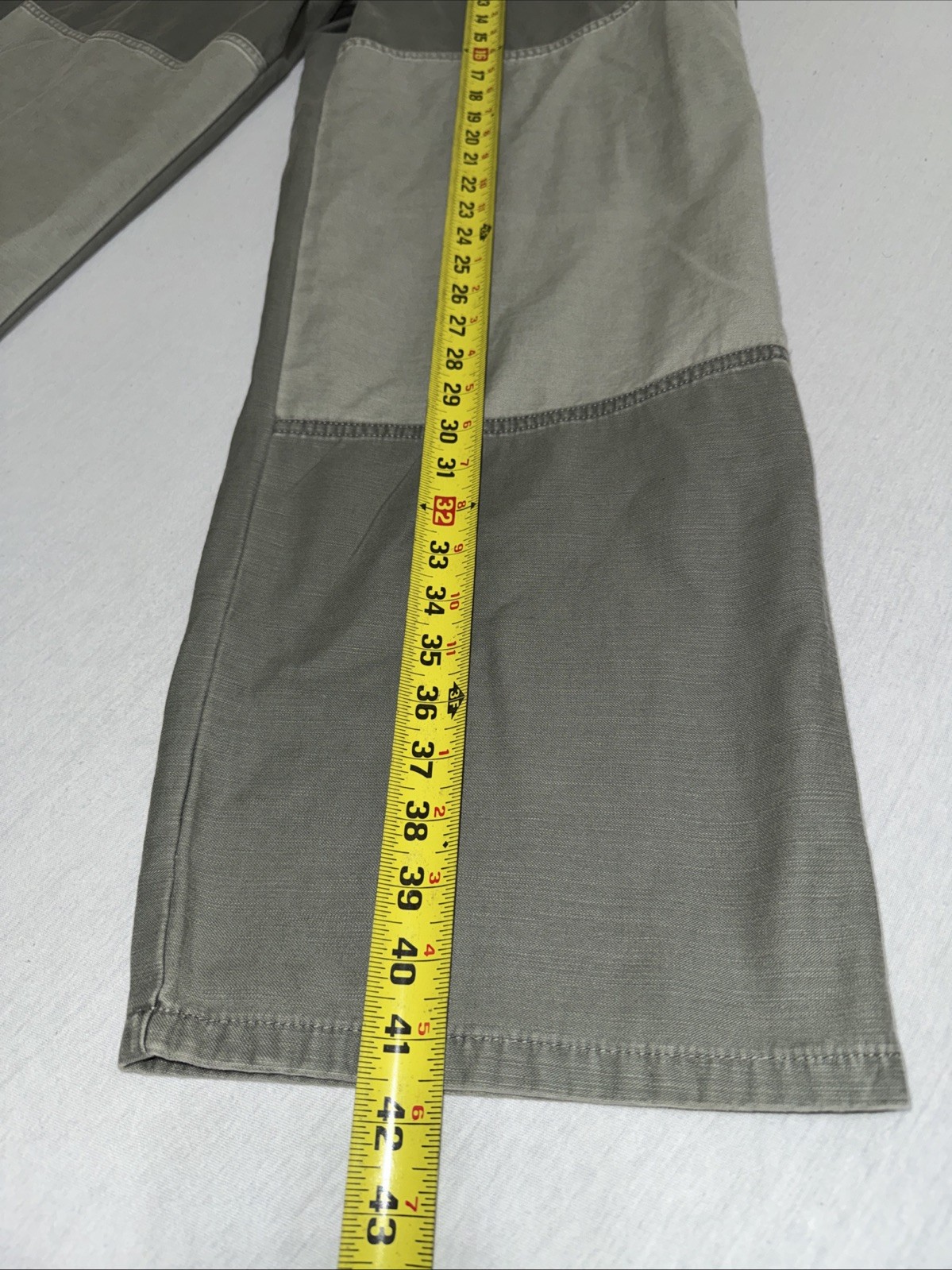 Grey Straight Fit Zara Baggy Carpenter Loop Jeans Size 34×30 New With tags