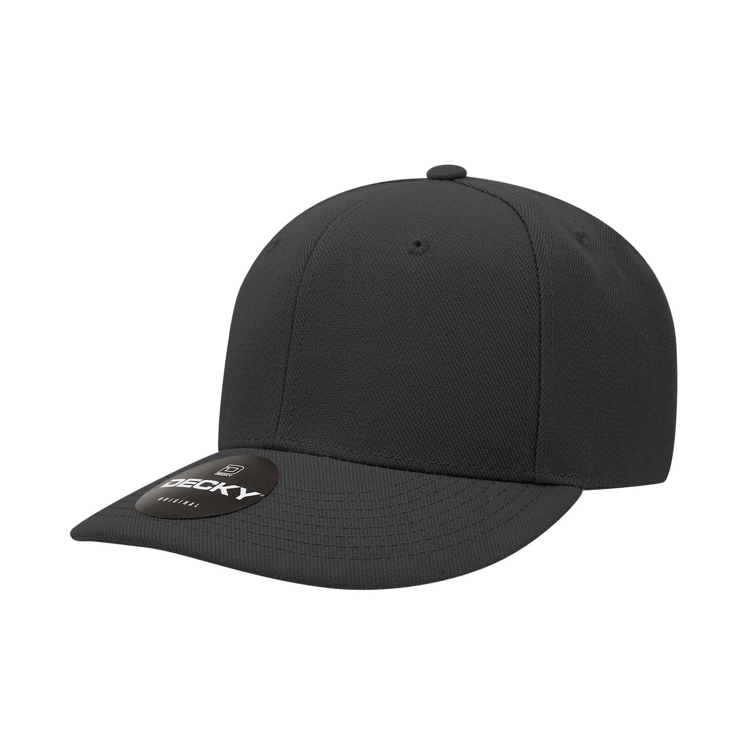 Decky Unisex 6 Panel Mid Profile Structured Acrylic/Polyester Cap – 207