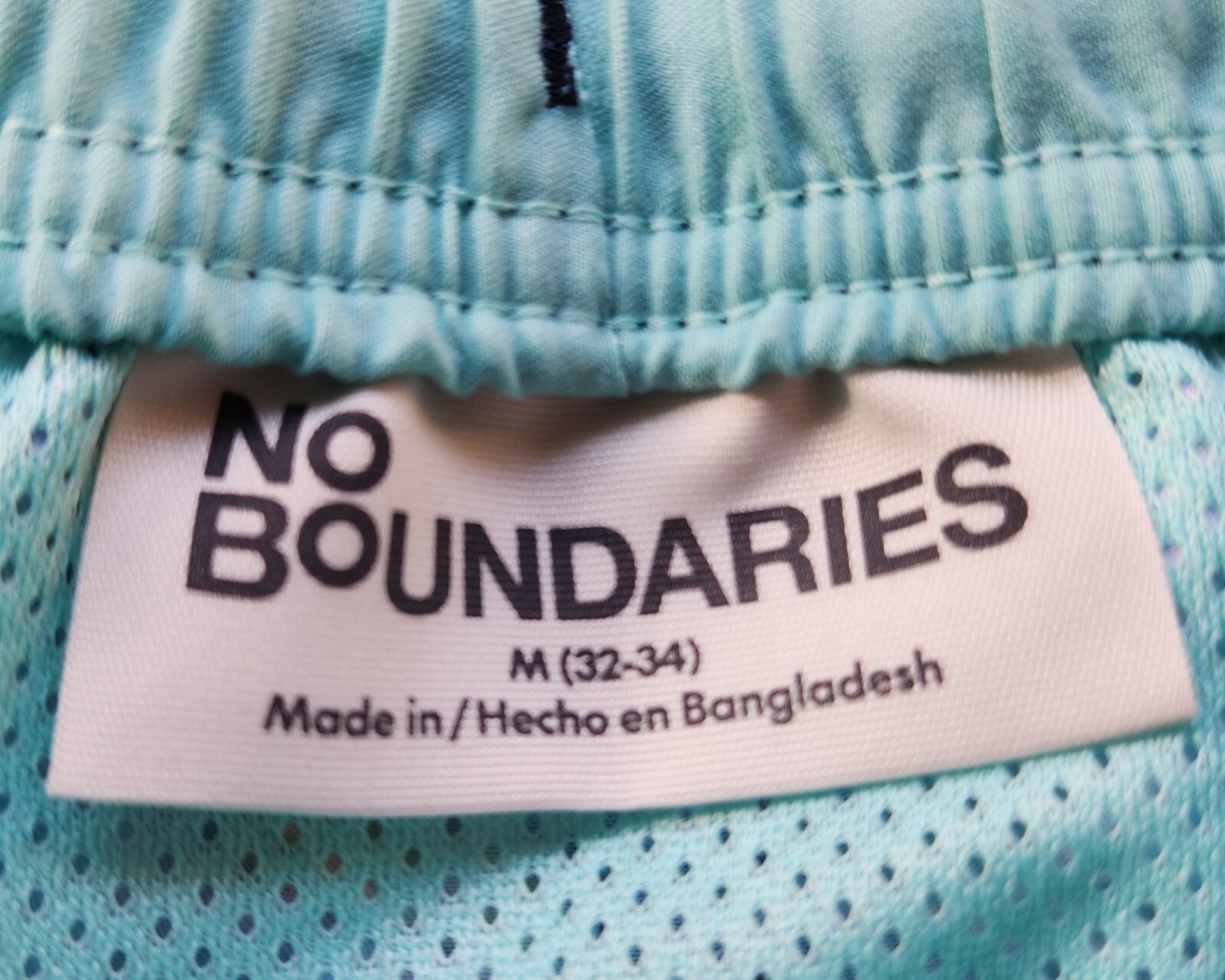No Boundaries Men’s Apparel Panda Elastic Waist Shorts – Size: Medium (32-34)